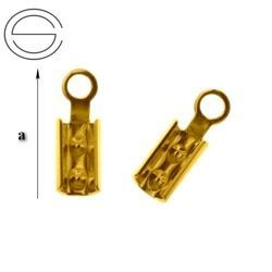 ZDKZ-3/2 Zakończenia Srebro 925 POZŁACANE