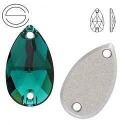 3230 MM 18 Swarovski Pear-shaped EMERALD F