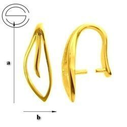 KWZ-16 Krawatka Srebro 925 POZŁACANE