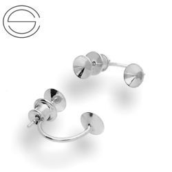 GRP-1/6 STUD EARRING FOR 1122 SILVER 925 RHODIUM