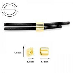 R2RZ-1,8/4 Zakończenie Srebro pr. 925 POZŁACANE