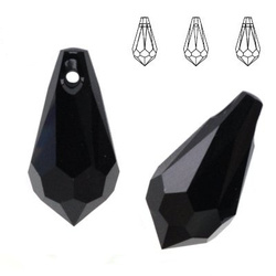 PRECIOSA 451-51-984 MC Drop Pendant MM 13x6,5 JET 1 opak. = 144 szt.