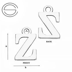 CL-682Z Zawieszka Alfabet Literka Z Srebro pr. 925