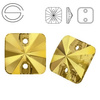 3201 MM 12 Swarovski Square METALLIC SUNSHINE F