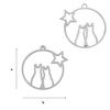 CL-421A CATS Pendant 19,6 mm Sterling Silver 925