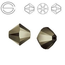 5328 MM 4 Swarovski XILION Bicone METALLIC LIGHT GOLD 2x