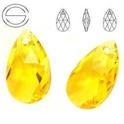 6106 MM 22 Swarovski Pear-shaped LIGHT TOPAZ