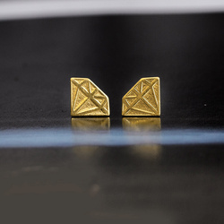 SZTZ-592 Kolczyki sztyfty DIAMENT - SREBRO p 925