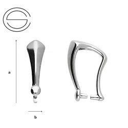 KSV-02 Krawatka do Swarovskiego Srebro 925 /gram