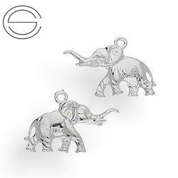 CHA-9 SŁOŃ Element do podwieszania Srebro 925