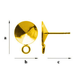 GWTKZ-8 Sztyfty do wklej 1122 Srebro 925 POZŁACANE