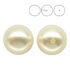 PRECIOSA 131-10-012 Round Pearl Maxima 1/2H 8 mm WHITE