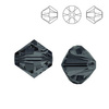 5328 MM 4 Swarovski XILION Bicone GRAPHITE