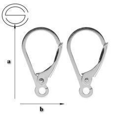 BA-32 Leverbacks - Earring Hooks - Sterling Silver 925 / gram