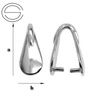 KW-23 Silver 925 Bail for Crystals from SWAROVSKI