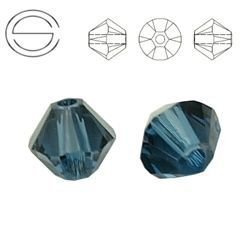 5328 MM 4 Swarovski XILION Bicone MONTANA