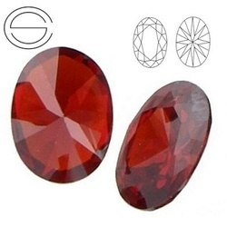 OV II MM 8 Cyrkonia (Cubic zircon) DARK GARNET