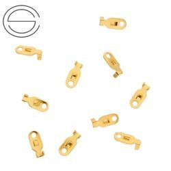10582 MM 3 Swarovski Spring Ring Clasp - GOLD