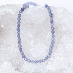 KN-RF-3,0 TAN Natural stone - round faceted - TANZANITE 10 pcs.
