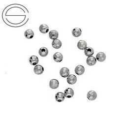 P2LCP 5 Kulka DISCO 5 mm Srebro 925 RODOWANE