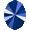 Crystal Royal Blue Shiny