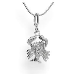 Srebrna zawieszka - ZODIAK - Rak - pr. 925