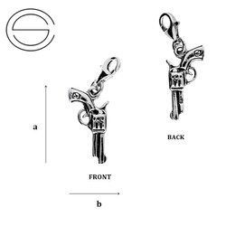 CHA-89 Zawieszka REWOLWER Srebro 925