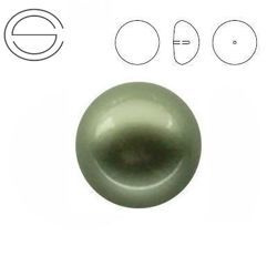 5817 MM 6 Swarovski Cabochon POWDER GREEN PEARL