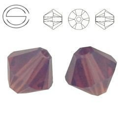 5328 MM 4 Swarovski XILION Bicone CYCLAMEN OPAL