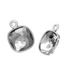 4483/J MM 8 Swarovski Cushion - oprawa - Rhodium