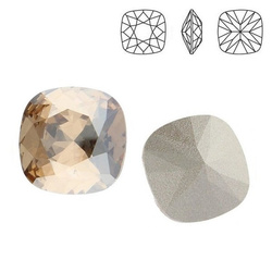 4470 MM 12 Swarovski Square GOLDEN SHADOW GSHA F