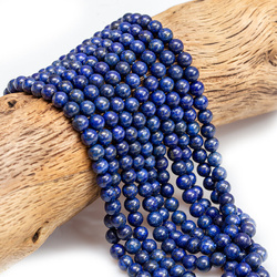 KN-RS-6,0 mm LAPIS LAZULI okrągły gładki - sznur