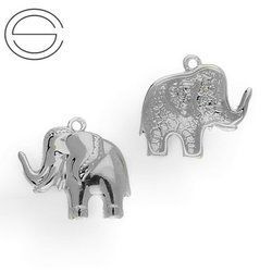 CHAP-113 SŁOŃ do podwieszania Srebro 925 RODOWANE