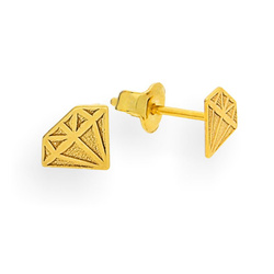 SZTZ-592 Kolczyki sztyfty DIAMENT - SREBRO p 925