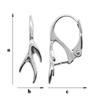 BA-39 Leverbacks for Crystals from Swarovski - Earring Hooks - Sterling Silver 925