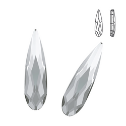 2304 MM 14 Swarovski Raindrop FB CRYSTAL F