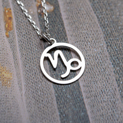 Srebrny naszyjnik ZNAK ZODIAKU KOZIOROŻEC - p. 925