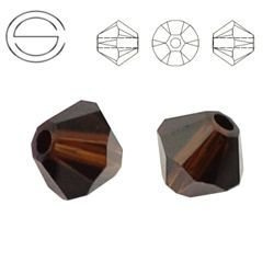 5328 MM 6 Swarovski XILION Bicone MOCCA