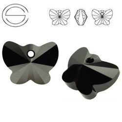 6754 MM 18 Swarovski Butterfly JET