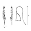 BO-4 Bigle otwarte do Swarovskiego Srebro 925 /gram
