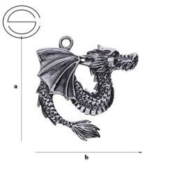 CHA-108 SMOK Element do podwieszania Srebro 925