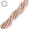 Natural pearl 6-7 mm - LILAC - Strand