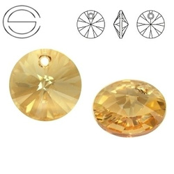 6428 MM 12 Swarovski XILION Disc GOLDEN SHADOW GSHA