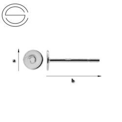 GWP-3 Sztyfty - podkłady do wklejania Srebro 925