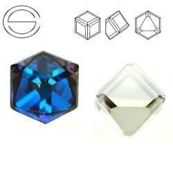 4841 MM 8 Swarovski Cube BERMUDA BLUE BBL VZ