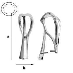 KW-27 Krawatka do Swarovskiego Srebro 925 /gram