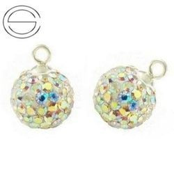 SVW MM 16 Wisiorek - kula Crystal AB