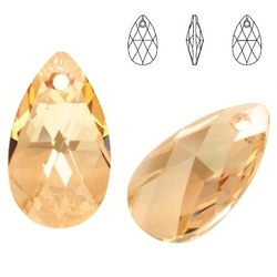 6106 MM 22 Swarovski Pear-shaped GOLDEN SHADOW