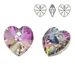 6228 MM 28 Swarovski Heart VITRAIL LIGHT VL