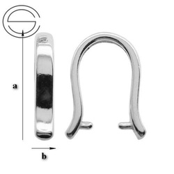 KW-09 Krawatka do Swarovskiego Srebro 925